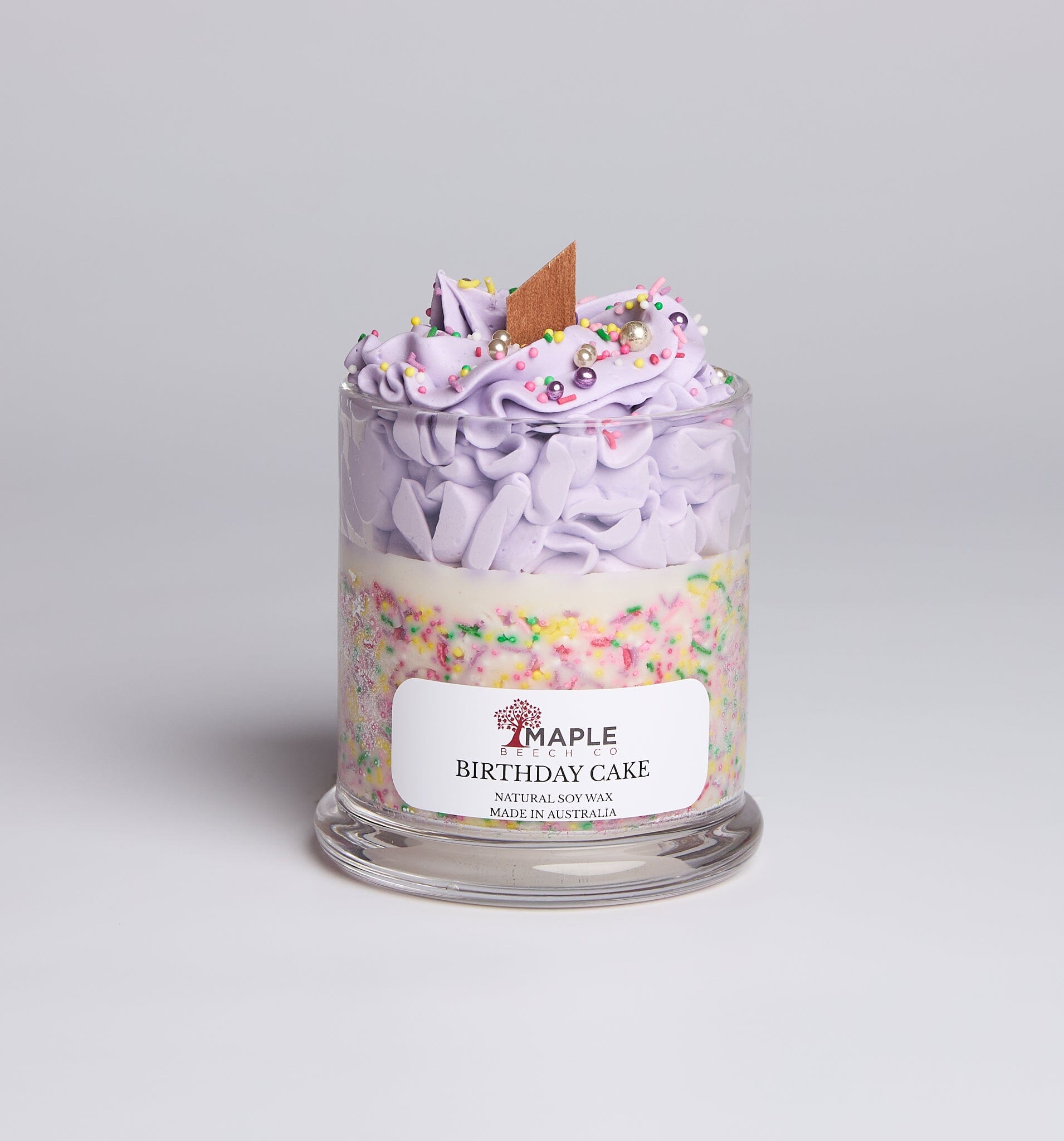 Birthday Cake Dessert Candle dessert candles Maple Beech Co 