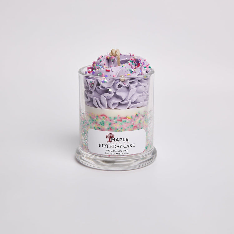 Birthday Cake Dessert Candle dessert candles Maple Beech Co 