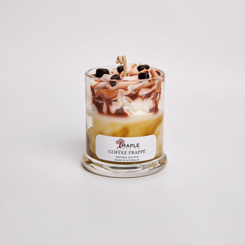 Coffee Frappe Dessert Candle Cafe Shakes Candles Maple Beech Co 