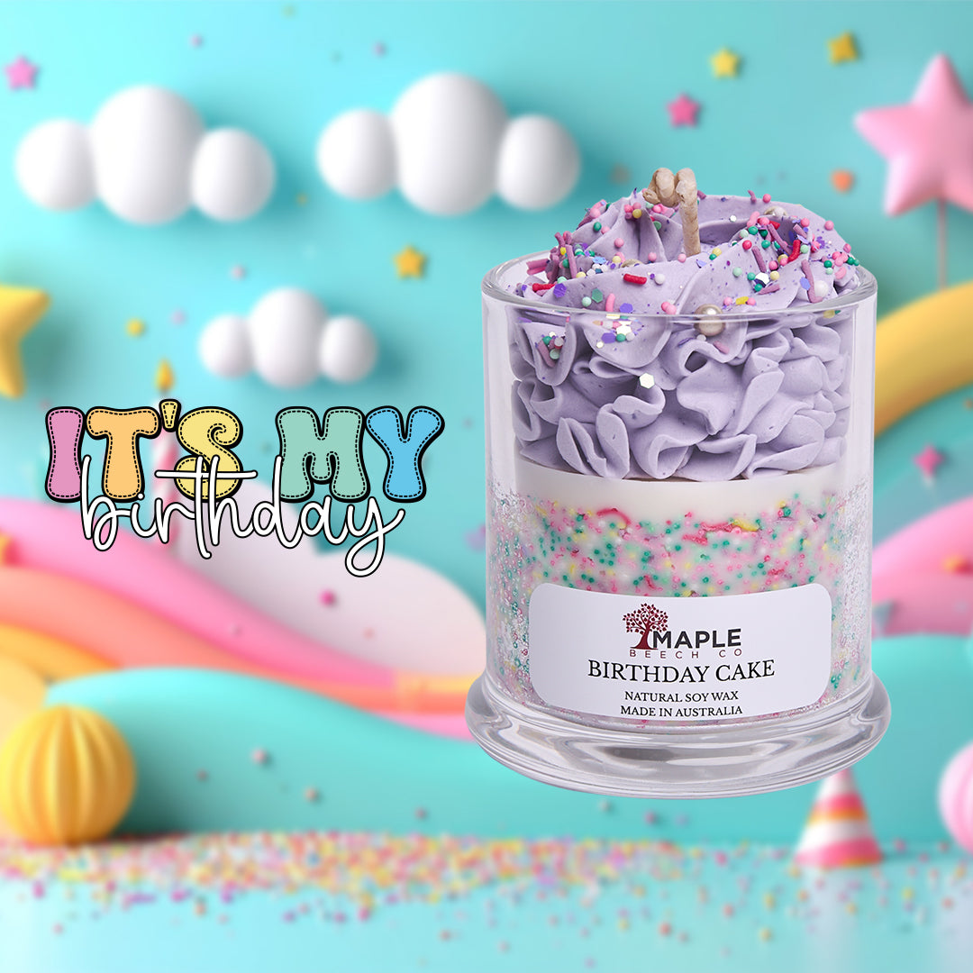 Birthday Cake Dessert Candle