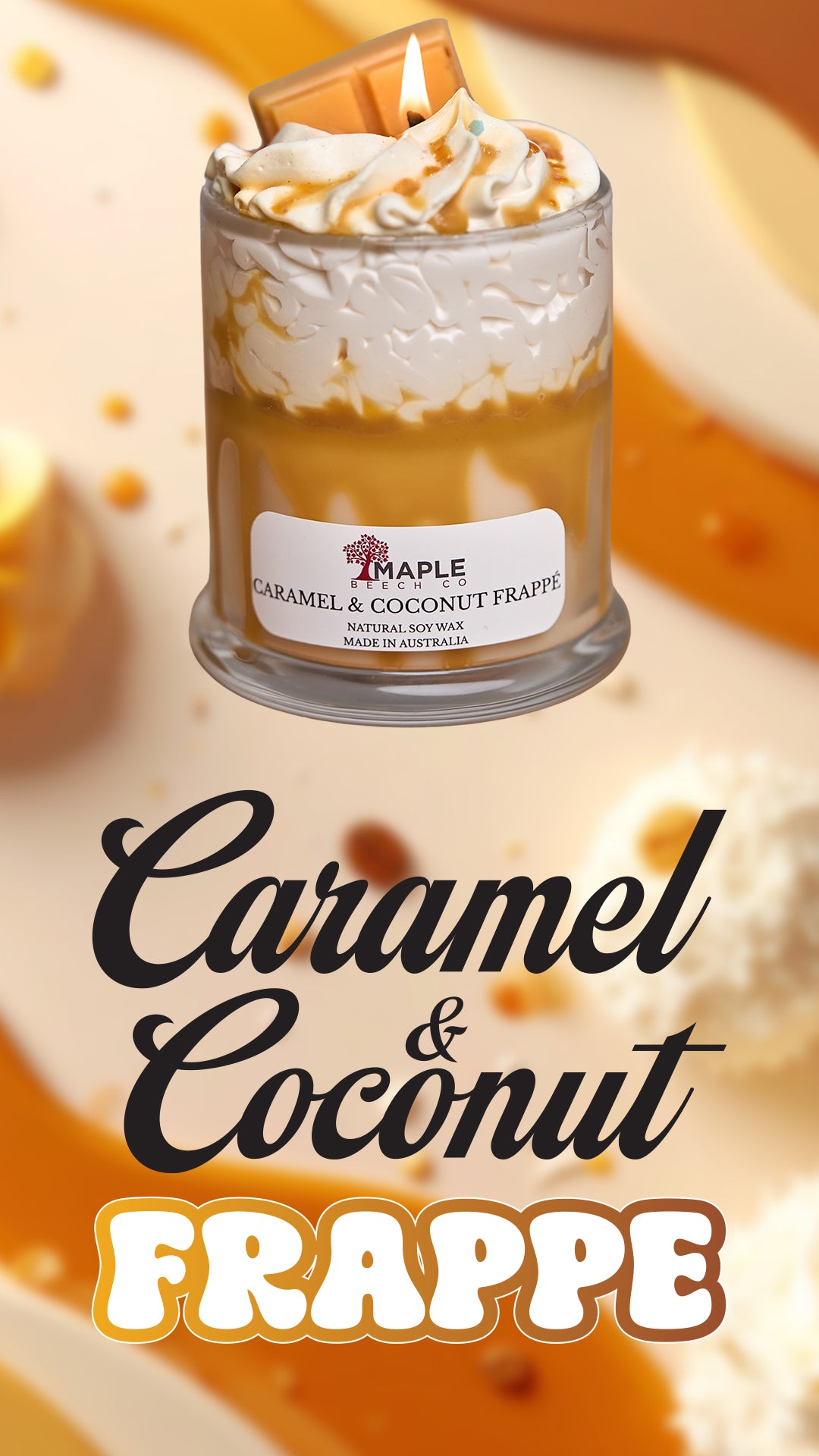 Caramel & Coconut Frappe